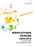 IKÄPOLIITTINEN OHJELMA 2009-2012. Kouvola 2009 vanhuspalvelut -hanke