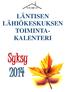 LÄNTISEN LÄHIÖKESKUKSEN TOIMINTA- KALENTERI. Syksy