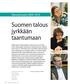 Suomen talous jyrkkään taantumaan