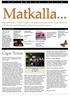 Matkalla... Heinäkuun kuukausikirje 2013. Huumenuorten. Support my work Page 4 Tue työtä sivut 4-5