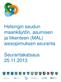Helsingin seudun maankäytön, asumisen ja liikenteen (MAL) aiesopimuksen seuranta