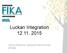 Luckan Integration 12.11. 2015. Jenny Asplund, kotoutumistoiminnan johtaja