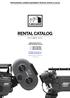 PROFESSIONAL CAMERA EQUIPMENT SERVICE, RENTAL & SALES RENTAL CATALOG OCTOBER 2012. Aleksis Kiven katu 17 A 00510 HELSINKI, FINLAND