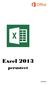 Excel 2013. perusteet