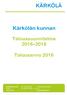 Kärkölän kunnan. Taloussuunnitelma 2016 2018. Talousarvio 2016