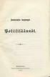 Jywäskylän kaupungin. Poliisisäännöt. Jywäskylässä, JywäskyIän kirjapainossa, 188 7.