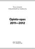 Turun yliopisto Oikeustieteellinen tiedekunta. Opinto-opas 2011 2012