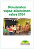 Nousiaisten vapaa-aikatoimen syksy 2014