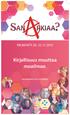 KIRJAKANTTI 20.-22.11.2015. Kirjallisuus muuttaa maailmaa. www.kuopiofestivals.fi/kirjakantti