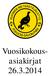 Vuosikokousasiakirjat