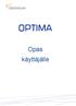 Sisällysluettelo. 1 Yleistä Optimasta... 7. 2 Optiman eri objektityypit... 11. Optima Opas käyttäjälle. 1.1 Laitteistovaatimukset...