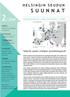 2/2009 SUUNNAT HELSINGIN SEUDUN. Helsinki uusien yrittäjien suosikkikaupunki. VÄESTÖ Väkiluku kasvoi edelleen voimakkaasti