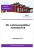 EU- ja elinkeinopoliittiset hankkeet 2014