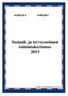 Sosiaali- ja terveystoimen toimintakertomus 2013