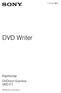 4-134-523-93(1) DVD Writer. Käyttöohje DVDirect Express VRD-P1. 2008 Sony Corporation