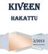 Kiveen. hakattu 2/2013. Aleksis Kiven peruskoulu