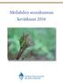 Meilahden seurakunnan kevätkausi 2016