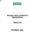 Norman Virus Control for Workstations. Versio 5.8. Käyttäjän opas