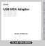 USB-IrDA Adaptor. USB-adapter, IrDA USB-adapter, IrDA USB-sovitin, IrDA 38-2710. Model: IR DSIR-620. www.clasohlson.com ENGLISH SVENSKA NORSK