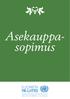 Asekauppasopimus FINLANDS FN-FÖRBUND UNA FINLAND