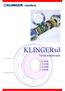 KLINGERsil. Tiivistemateriaalit C-4430 C-4500 C-4509 C-8200