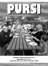 PURSI 3/2014. Eskaaderi Tågholmeniin 30. 31.8. Syystalkoot 8.9. klo 17 Lipunlasku 26.9. klo 18.30 (h-hetki klo 19.09)