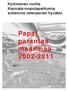 Kymmenen vuotta Kauniala mopotapahtumia sotiemme veteraanien hyväksi. Papat parantaa maailmaa 2002-2011