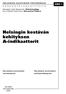 Helsingin kestävän kehityksen A-indikaattorit