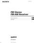 FM Stereo FM-AM Receiver