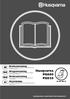 Husqvarna PG680 PG820. Bruksanvisning. Brugsanvisning. Bruksanvisning. Käyttöohje SE DK NO FI HUSQVARNA CONSTRUCTION PRODUCTS