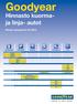 Goodyear. Hinnasto kuorma- ja linja- autot. Hinnat voimassa 01.01.2015 KAUKOLIIKENNE LÄHILIIKENNE KAUPUNKI LINJA-AUTO SEKA/MAASTO TALVI