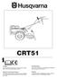 CRT51. Instruktionsbog Læs disse instruktioner omhyggeligt og forstå dem, før du bruger denne maskine.