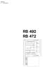 Gaggenau fi Asennusohje RB 492 RB 472