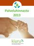 Palveluhinnasto 2013