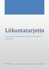 Liikuntatarjotin. Orimattilan kaupungin henkilöstö/työikäiset 2014-2015