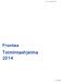 Rek.nro 1899/05/02.2014. Frontex Toimintaohjelma 2014. Sivu 1/122