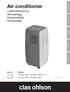 Air conditioner. Luftkonditionering Klimaanlegg Ilmastointilaite Klimaanlage