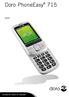 Doro PhoneEasy 715. Suomi