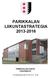 PARIKKALAN LIIKUNTASTRATEGIA 2013-2016