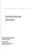 KESKUSTELUJA KELASSA. Kansalaisopistot kotouttamisen tukena hanke/opetushallitus 2007 2008 Kuopion kansalaisopisto