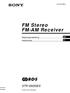 FM Stereo FM-AM Receiver