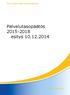 Palvelutasopäätös 2015-2018. - esitys 10.12.2014