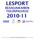 LESPORT REAALIAIKAINEN TULOSPALVELU 2010-11