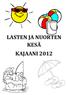 LASTEN JA NUORTEN KESÄ KAJAANI 2012