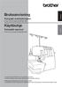 Bruksanvisning. Käyttöohje. Kompakt overlockmaskin. Kompakti saumuri. Svenska. Product Code (Produktkod): 884-B02 / B03. Suomi