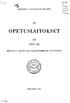 OPETUSLAITOKSET I{~ 1957-58 2.6. HE:CSINGIN'KAUPiUNGIN TILASTO HELSINGIN KAUPUNGIN TILASTOTOIMISTON JULKAISEMA HKLSINKI 1960. 3t(4~O) ~J, LA''fOIJ..