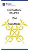 ULKOMAAN- KAUPPA. Taskutilasto