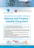 Estonia and Finland ehealth firing line? April 23rd-24th, 2014