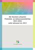 Itä-Suomen yliopisto Toiminta- ja taloussuunnitelma 2013-2016 sekä talousarvio 2013