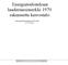 Energiatodistuksen laadintaesimerkki 1970 rakennettu kerrostalo